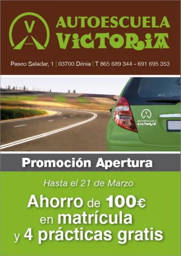 Autoescuela Victoria abre sus puertas en Dénia