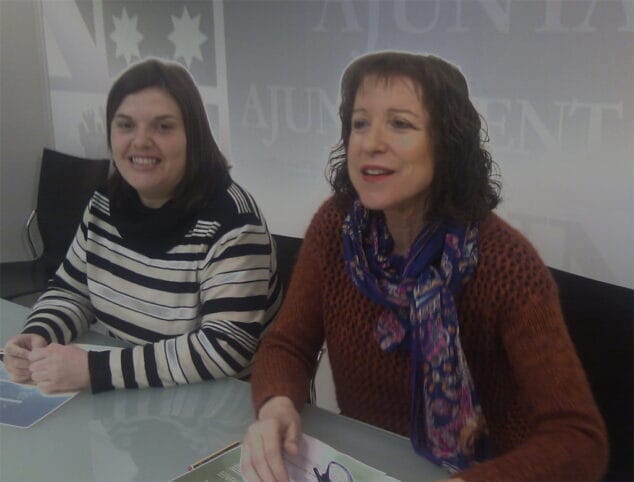 Cristina Morera y Vicenta Bixquert PSOE Dénia