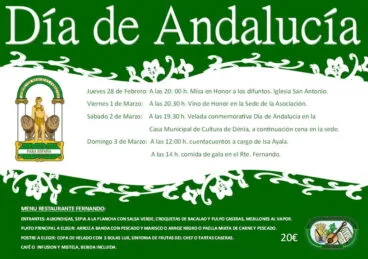 Día de andalucía en Dénia