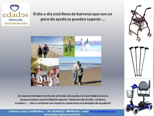 Facilitanto la movilidad Edades Marina Alta