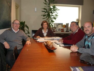 La alcaldesa se reúne con el nuevo presidente de la Asociación de Constructores y empresas afines de Dénia