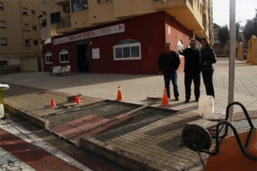 Nueva rampa en la avenida del Montgó de Dénia