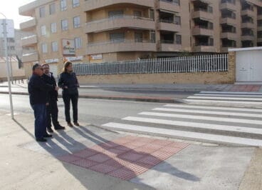 Nueva rampa en la carretera de Les Marines de Dénia