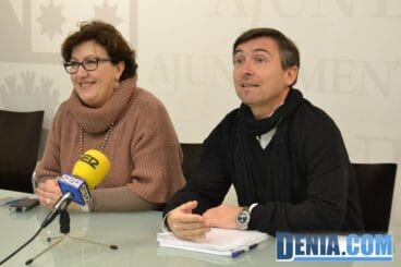 Pepa Sivera y Vicente Chelet presentan el I Plan de Empleo y Ocupación de Dénia