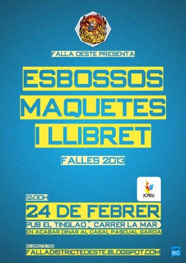 Presentación de bocetos de la Falla Oeste