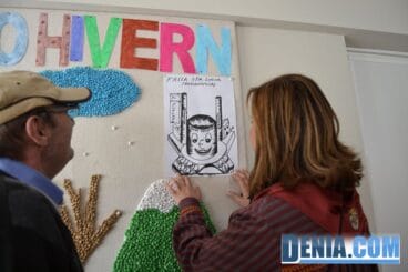 Visita de las Falleras Mayores de Dénia a la Residencia de ancianos Santa Lucía 03