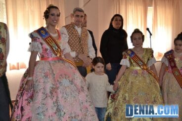 Visita de las Falleras Mayores de Dénia a la Residencia de ancianos Santa Lucía 27