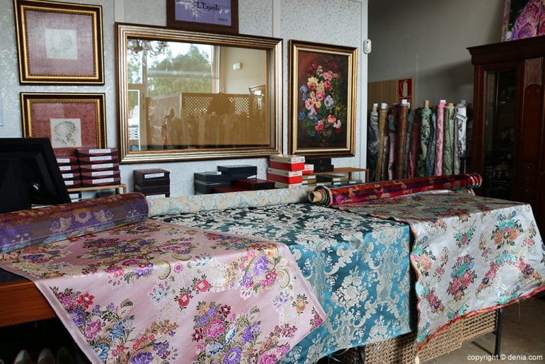 Telas traje de fallera L'Espolí