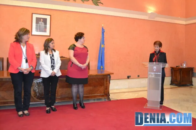 Jessica Romero apela por equilibrar fuerzas en la lucha por la igualdad en su homenaje en el Día de la Mujer 2 02 Jessica Romero reconocida en el Día de la Mujer de Dénia 2013