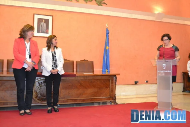 Jessica Romero apela por equilibrar fuerzas en la lucha por la igualdad en su homenaje en el Día de la Mujer 6 06 Jessica Romero reconocida en el Día de la Mujer de Dénia 2013