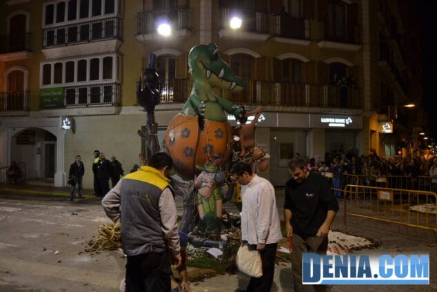 17 Cremà de las Fallas de Dénia 2013