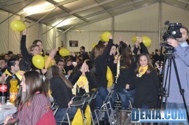 26 Sopar de Germanor 2013 en Dénia – La Falla oeste celebra el primer premio de Presentaciones Infantiles