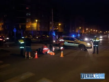 Accidente en Joan Fuster Dénia