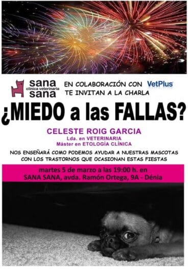 Charla para asesorar sobre los trastornos de las Fallas en las mascotas