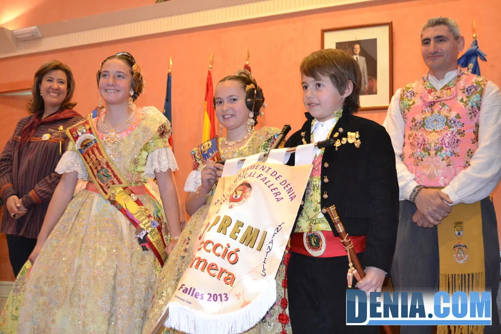 Entrega de premios de Fallas Infantiles Dénia 2013 14 - Falla Diana 6 premio Sección Primera