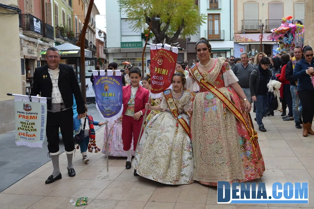 Entrega de premios de Fallas Infantiles Dénia 2013 47 - Falla Baix la Mar 1er Premio Sección Especial