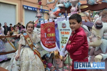Entrega de premios de Fallas Infantiles Dénia 2013 56 – Falla Baix la Mar 1er Premio Sección Especial