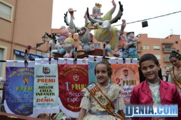 Lliurament de premis de Falles Infantils Dénia 2013 57 Falla Baix la Mar 1er Premi Secció Especial