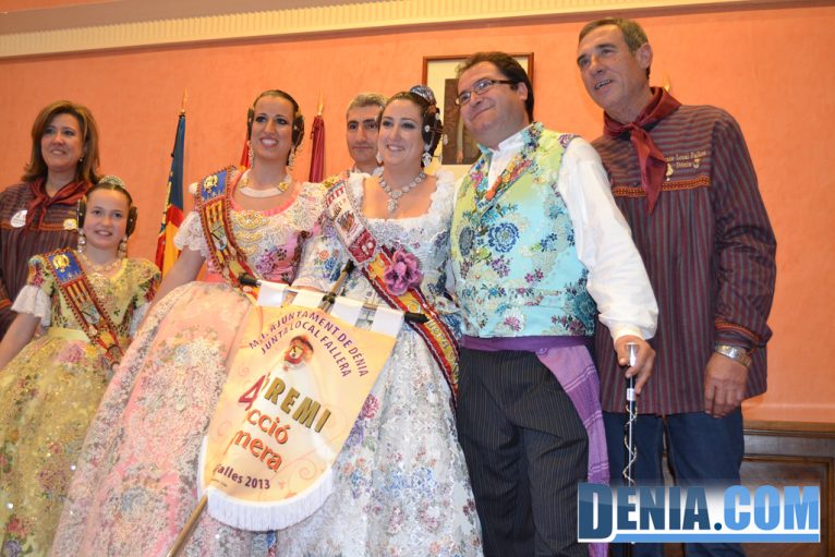 Lliurament de premis de les Falles de Dénia 2013 25 - 4 Premi - Falla Darrere de l'Castell