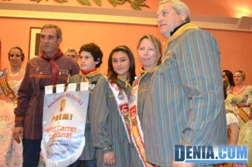 Entrega de premios de las Fallas de Dénia 2013 03 – Millor carrer engalanat – 2n Grup de Mariners