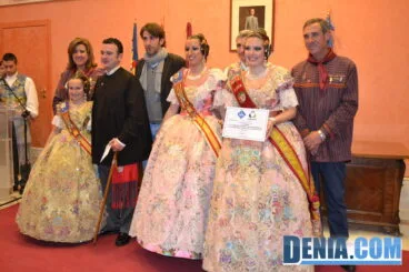 Entrega de premios de las Fallas de Dénia 2013 06 – 3er Premio Gestión de Resíduos – Falla Centro