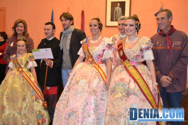 Entrega de premios de las Fallas de Dénia 2013 11 2o Premio Crítica Turística Falla Centro