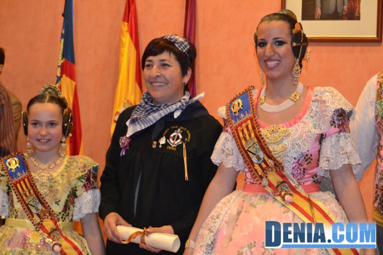 Entrega de premios de las Fallas de Dénia 2013 14 - Premio Ús del valencià - 1er Grup de Mariners