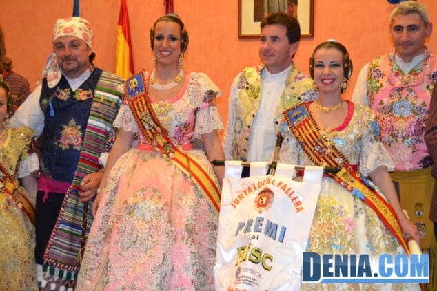 Entrega de premios de las Fallas de Dénia 2013 17 Premio al riesgo Falla Port Rotes