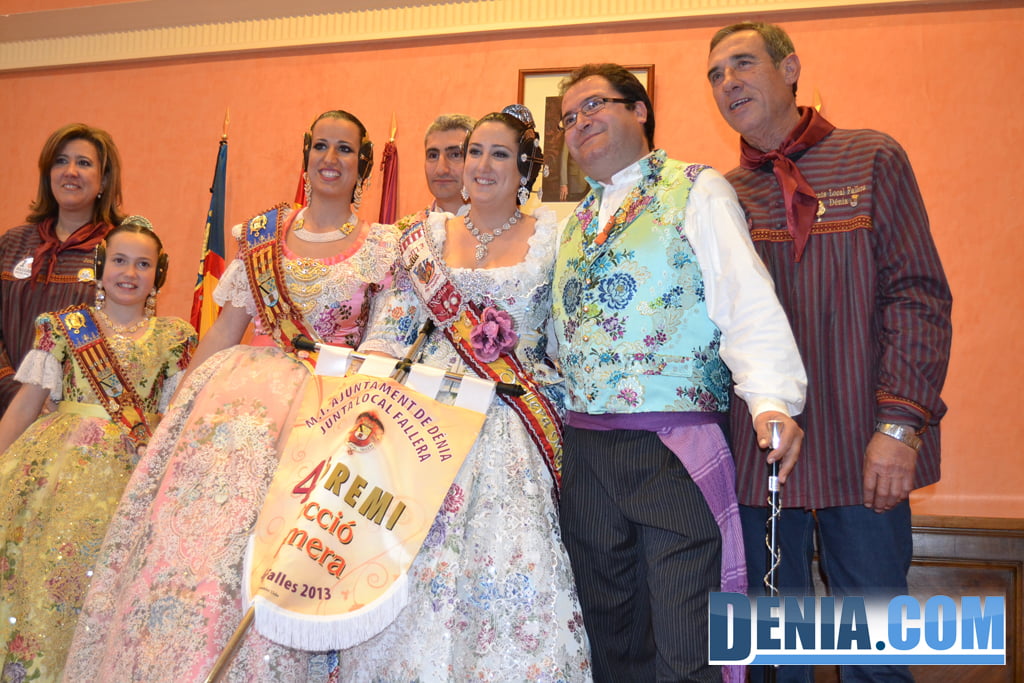 Entrega de premios de las Fallas de Dénia 2013 25 – 4 Premio – Falla Darrere del Castell