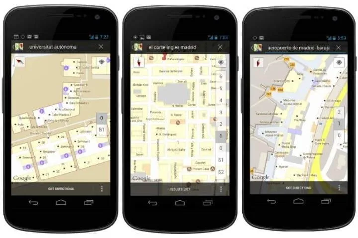 Google mapas Interiores Google mapas Interiores