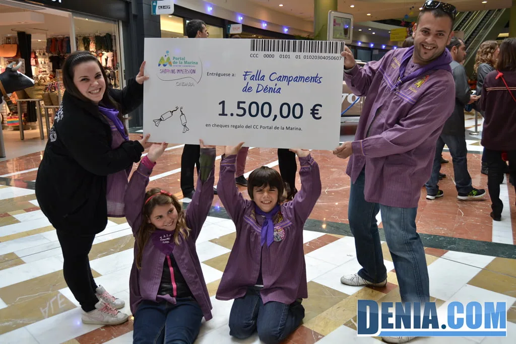La Falla Campaments gana el concurso fallero del Centro Comercial Portal de la Marina 02 La Falla Campaments gana el concurso fallero del Centro Comercial Portal de la Marina 02