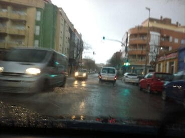 Lluvia en Dénia