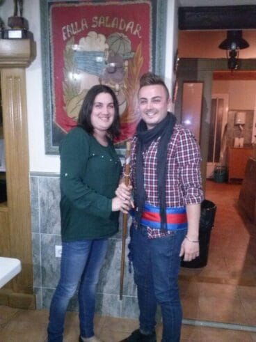 Mikel Saez presidente de la Falla Saladar 2014