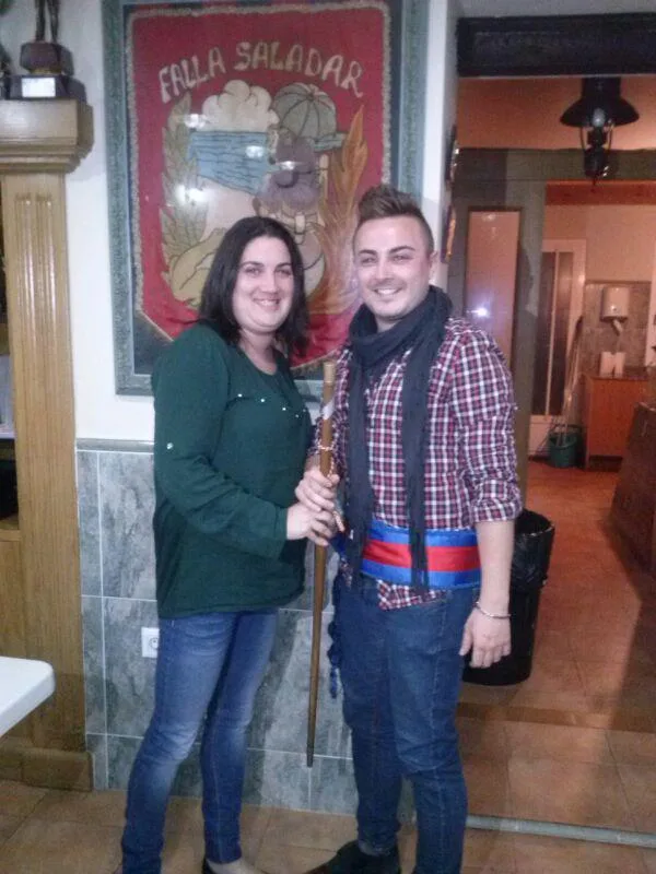 Mikel Saez presidente de la Falla Saladar 2014 Mikel Saez presidente de la Falla Saladar 2014