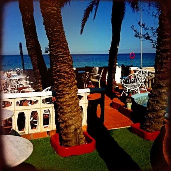 Terraza de El Rebost de la Marineta en Dénia Terraza de El Rebost de la Marineta en Dénia