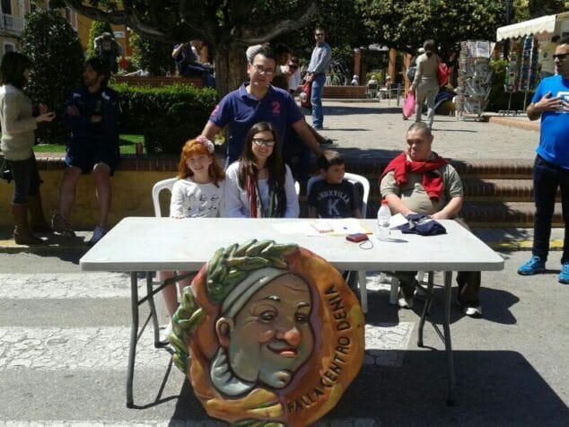 Falla Centro: Cena de bienvenida y apuntà 2 Apuntà 2014 en la Falla Centro