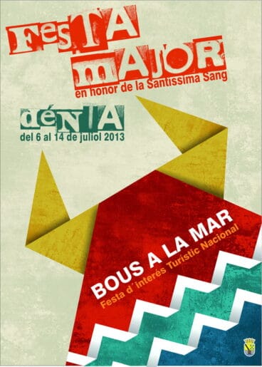 Cartell Festes de dénia 2013