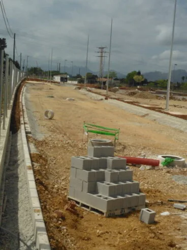 Obras de prolongación de la Avenida Joan Fuster en Dénia 02