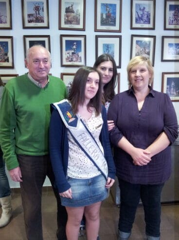 Presentación de cargos 2014 en la Falla Les Roques