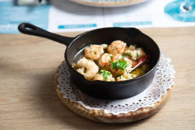 gambas al ajilo el jamonal de ramonet