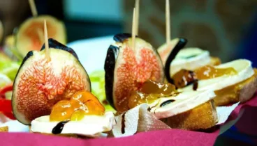 Pinchos elaborados de temporada