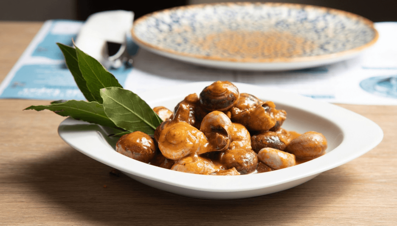 Variedad de raciones castellanas caseras para compartir en restaurante tradicional