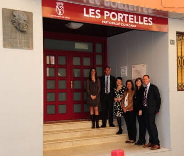 Inauguración de la Oficina de Promoción Empresarial de Dénia en Les Portelles