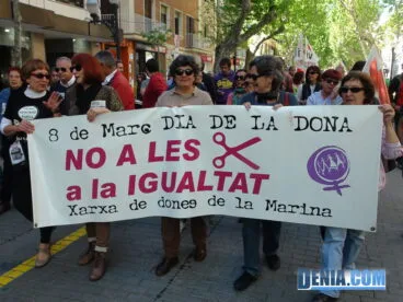 Manifestación 1 de mayo; Dones de la Marina