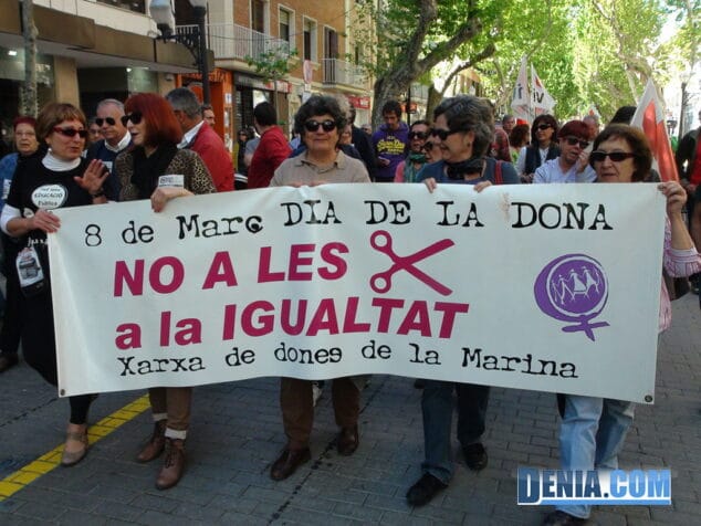 Manifestación 1 de mayo Dones de la Marina