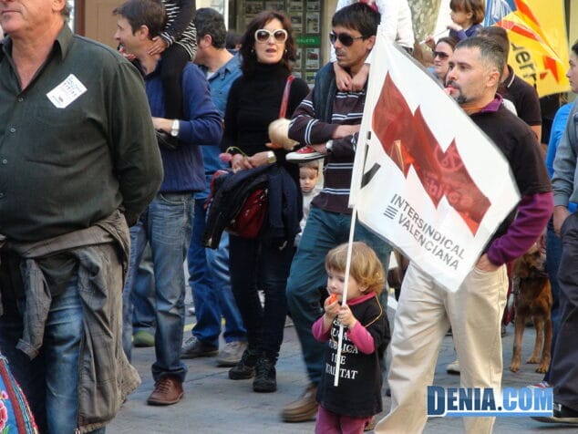 Manifestación 1 de mayo Dénia