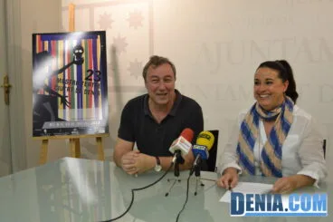 Mario Passero e Isabel Gallego presentan la 23 Mostra de Teatre Ciutat de Dénia