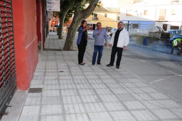 Obras en la Plaza del Oeste de Dénia