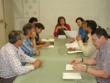 Reunión del ayuntamiento de Dénia con la PAH