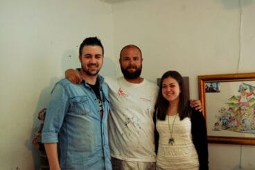 cargos 2014 de la Falla Oeste junto a Rafa Cheli